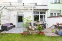 Blick auf die Terrasse