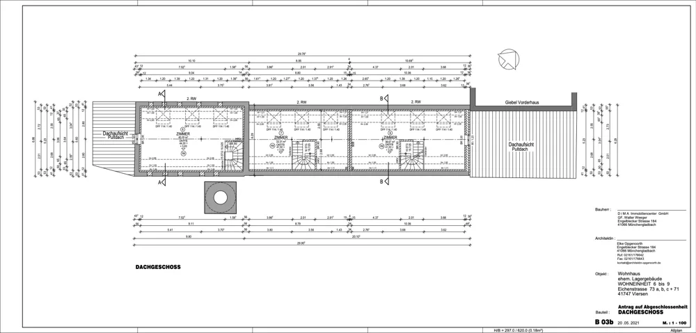 Grundriss Lagerhaus DG