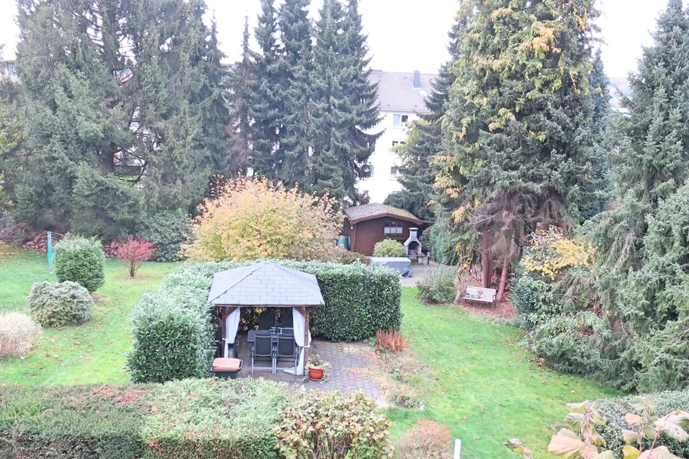 Ausblick zum Garten