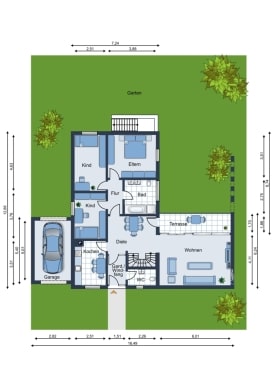 Grundriss - „Kempen’s verborgener Schatz“ Ein Bungalow mit Charakter wartet darauf, zum Leben erweckt zu werden!