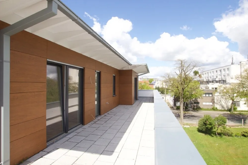 Penthouse Ansicht Terrasse