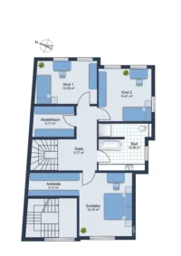 Grundriss 1. Obergeschoss