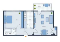 Grundriss WE22
