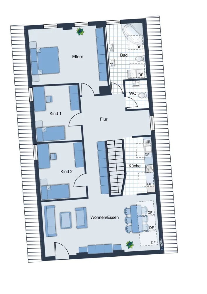 Loft- ehemaliger Kornspeicher