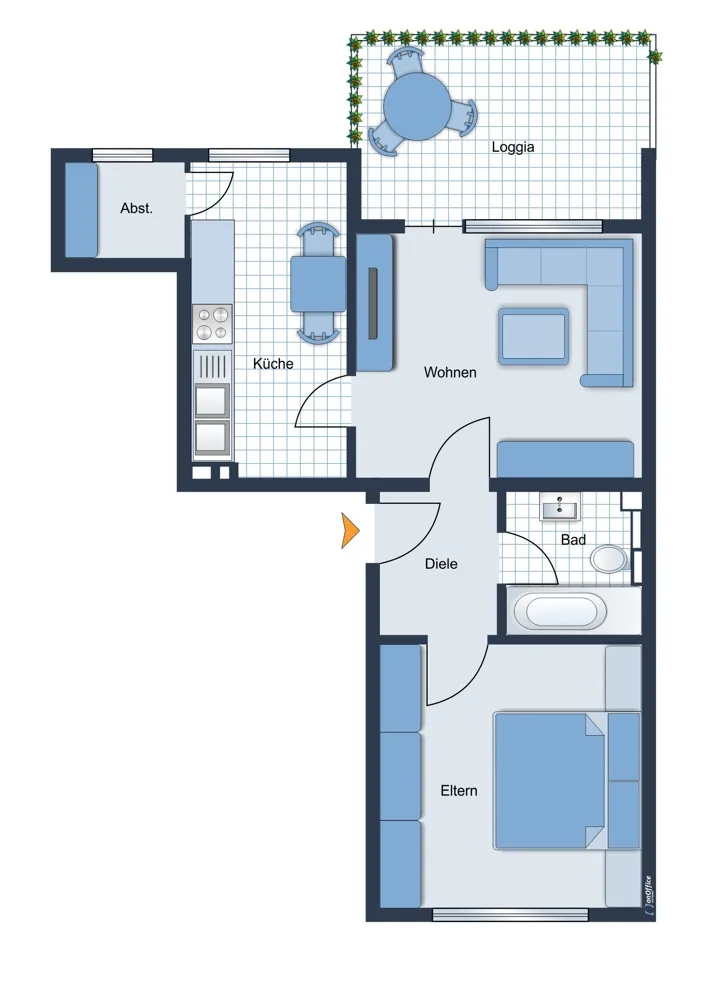 Grundriss WE27